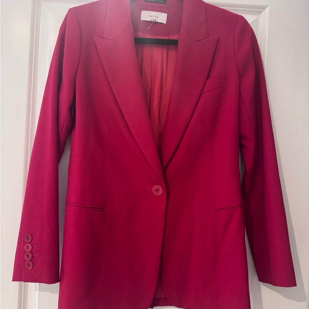 Reiss Women's Red Blazer
